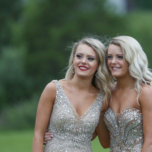 Jeweled Prom Dress - Picture 7 of 8